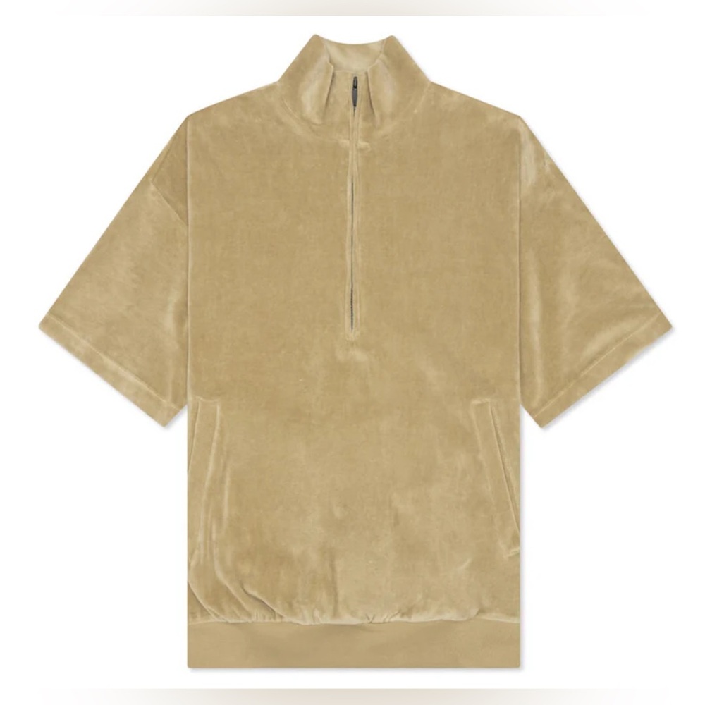 Fear of God Essentials Women’s Velour Mockneck in Oak